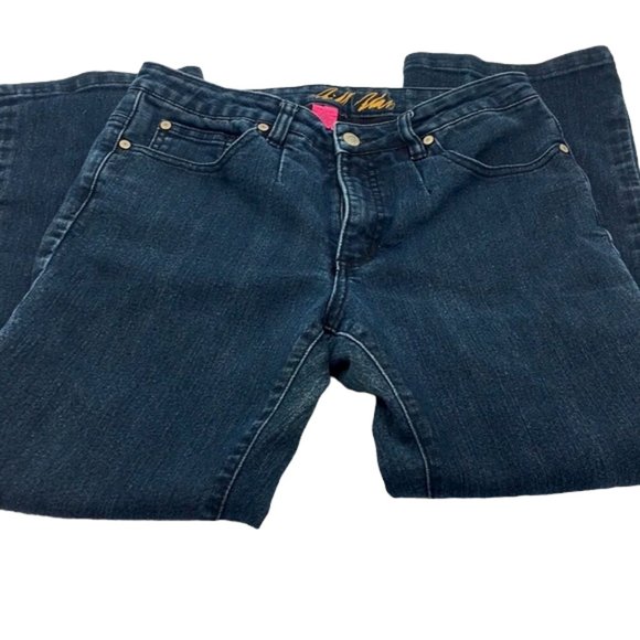 Bill Blass 👖Circular Blue Jeans Size 6 - Picture 1 of 7